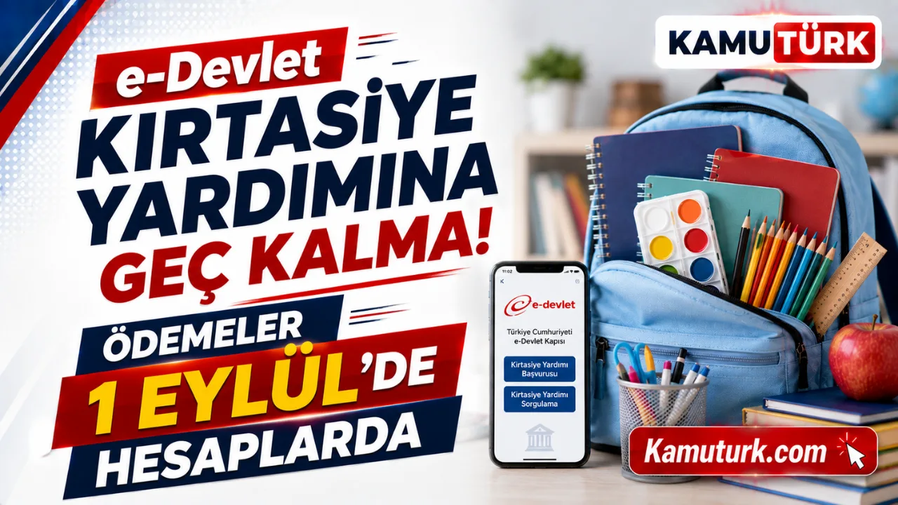 e-Devlet Kırtasiye Yardımına Geç Kalma, Ödemeler Eylül'de Hesaplarda