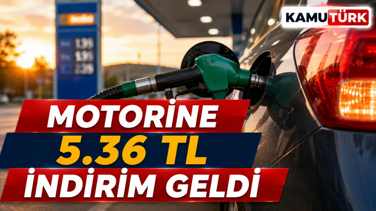 Motorine 5 Lirayı Aşan İndirim, Pompa Fiyatları Gece Yarısı Düşüyor