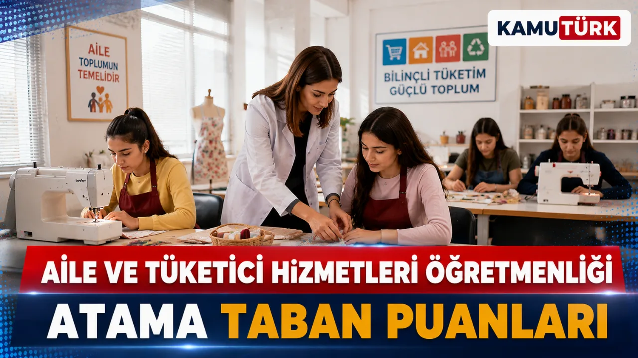 Aile ve Tüketici Hizmetleri Öğretmenliği KPSS Atama Taban Puanları (Son 10 Yıl)
