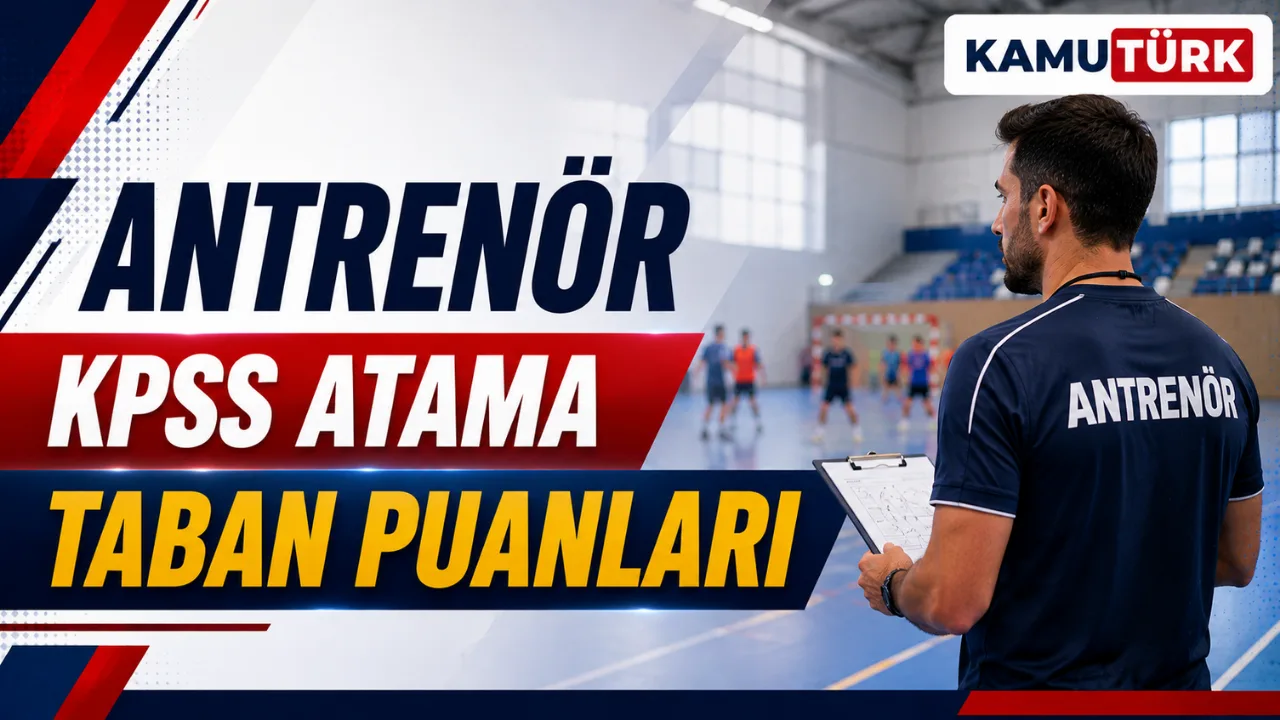 Antrenör KPSS Atama Taban Puanları (Son 9 Yıl)